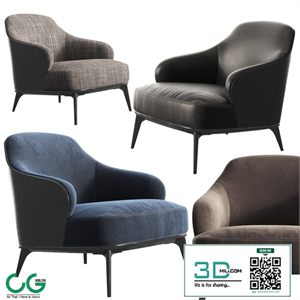 Leslie Armchair Minotti